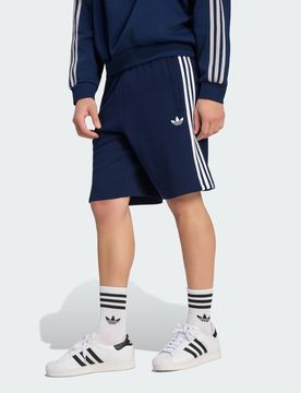 SHORT 3 STRIPES Night Indigo / White
