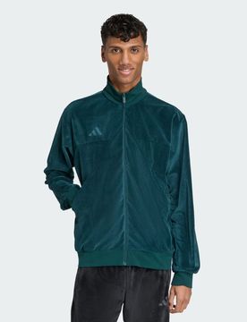 Track Top in velluto M Aurora Ivy
