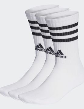 Calze 3-Stripes Cushioned (3 paia) White / Black