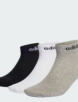 Calzini Think Linear (3 paia) 46-48 Medium Grey Heather / White / Black