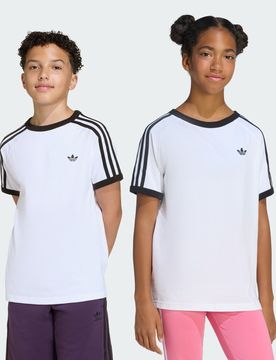 T-SHIRT 3 STRIPES White / Black