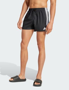 Pantaloncini da bagno a 3 strisce da 3 pollici 4XL Black / White