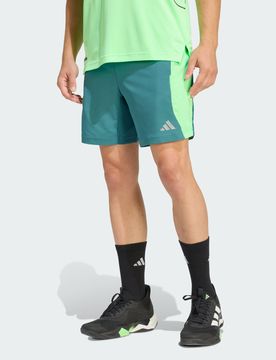 Short Tech Apparel CLIMACOOL Preloved Teal / Lime Burst