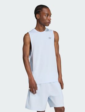 CANOTTA TECH TREFOIL ESSENTIALS POLIESTERE 2XL Crystal Sky