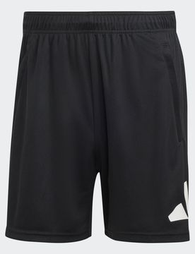 Pantaloni Corti da Allenamento Logo Train Essentials S 13 CM Black / White