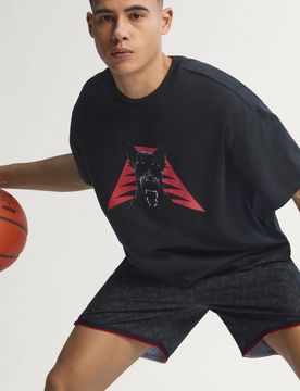 T-shirt Anthony Edwards Dawg Black