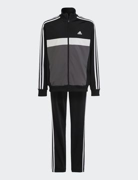 Track suit Essentials 3-Stripes Tiberio 11-12A Black / Grey Five / Grey One / White