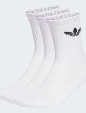 Calze Trefoil Cushion Crew (3 paia) White