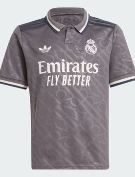 Maglia Third 24/25 Junior Real Madrid Charcoal