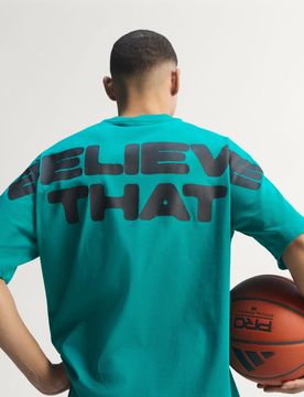 T-shirt ANTHONY EDWARDS BELIEVE THAT M Equipment Green