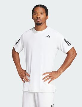 Maglietta Club Tennis Climacool 3-Stripes S White