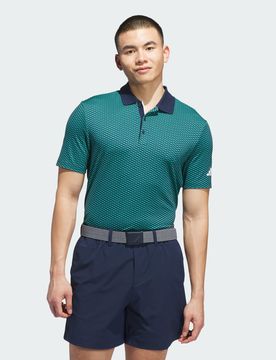 Polo Textured Beyond The Course Pure Teal