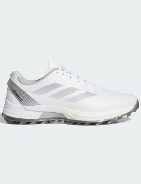 Scarpe da golf Adizero ZG Spikeless 46 Cloud White / Grey Three / Silver Metallic