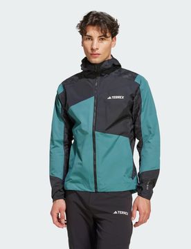 Giacca TERREX Xperior Hybrid RAIN.RDY S Preloved Teal / Black / Carbon