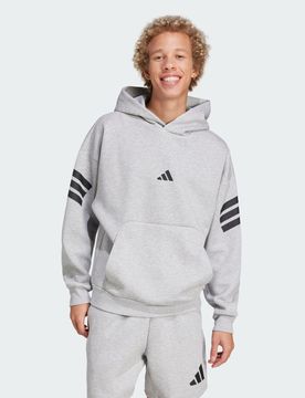 Hoodie Future Icons 3-Stripes Medium Grey Heather