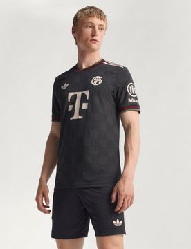 Maglia Third Authentic FC Bayern MÃ¼nchen 25/26 2XL Black / Halo Ivory