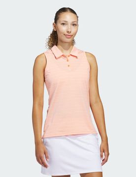 Polo senza maniche ULTIMATE365 JACQUARD Dusky Orange