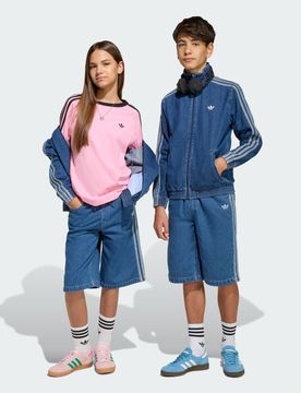 Adidas JORTS DENIM 9-10A Blue Denim
