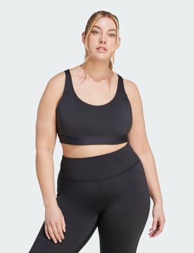 All Me Essentials Medium Support Bra (Plus Size) 1X Black