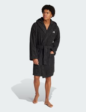 Adidas Accappatoio Hooded XS Black