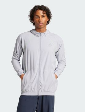 Giacca da allenamento Tech Apparel M Halo Silver / Lime Burst