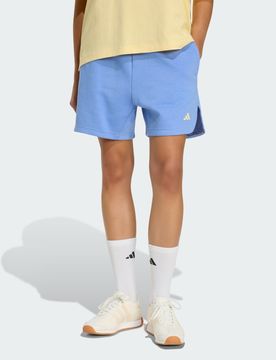 Short 3 Stripes Studio Fleece Loose Blue Fusion