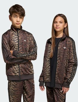 GIACCA FIREBIRD LOOSE AOP TOP 11-12A Night Brown