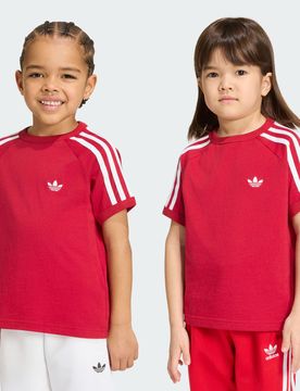 STRIPES TEE 5-6A Team Victory Red