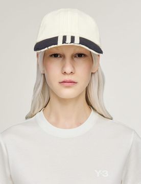 Adidas Y-3 STRIPES CAP Off White