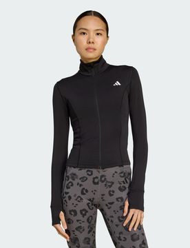 Giacca Optime Essentials zip integrale Black