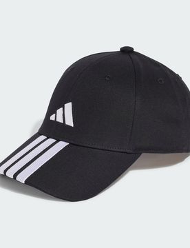 Cappellino da baseball 3-Stripes New Logo Black / White