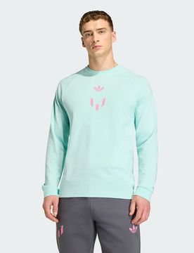 Maglia a maniche lunghe Messi XL Semi Flash Aqua