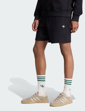 SHORT TREFOIL ESSENTIALS FLEECE M Black