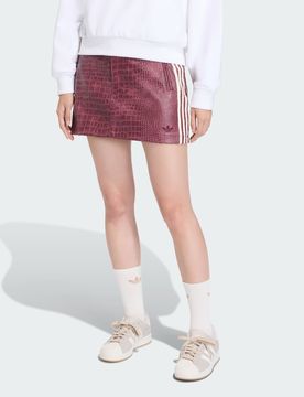 Gonna Mini PLEATHER 52 Maroon