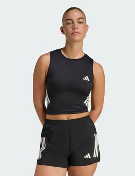 Canotta da running adi365 Iconic Crop 2XL Black