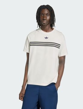 T-SHIRT CHEST STRIPES Cloud White
