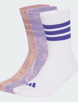 Calze Stonewash (3 paia) 40-42 Magic Lilac / Magic Mauve / White / Pure Purple