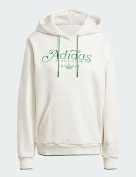 Hoodie Graphic Loose S Cloud White Mel
