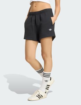 SHORT ESSENTIALS IN TESSUTO FELPATO M Black