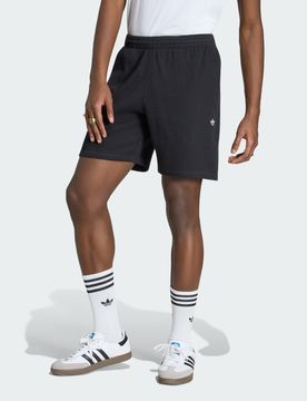 SHORT A TRAMA WAFFLE ESSENTIALS TRIFOGLIO M Black