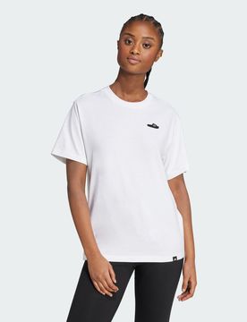 T-shirt con grafica a scorrimento L White