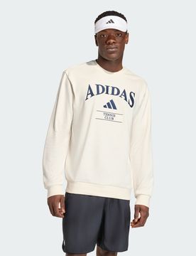 Felpa Heritage Graphic Crew L Chalk White / Dark Blue
