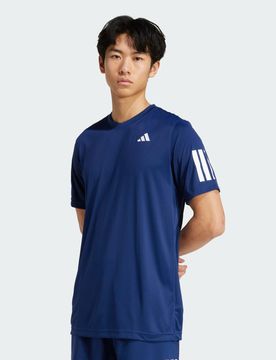 Maglietta Club Tennis Climacool 3-Stripes XL Dark Blue
