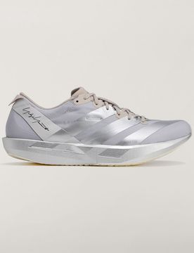 Y-3 ADIOS 9 Shoes Silver Metallic / Silver Metallic / Light Brown