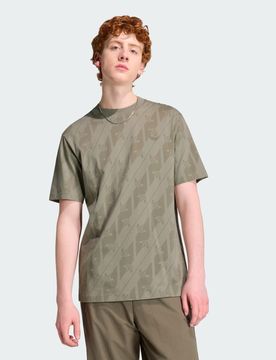 T-SHIRT MONOGRAM AOP Silver Pebble