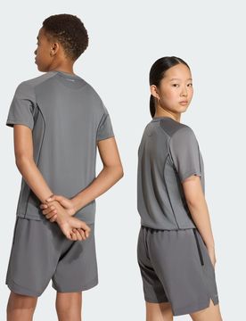 T-SHIRT TECH APPAREL CLIMACOOL Grey Five / Reflective Silver