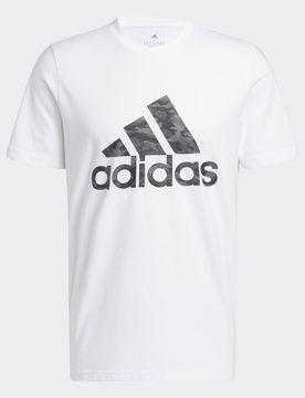 Adidas T-shirt Camo XS White