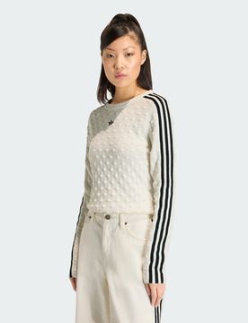 FELPA ORIGINALS SLIM SOLID SPIKE KNIT S White
