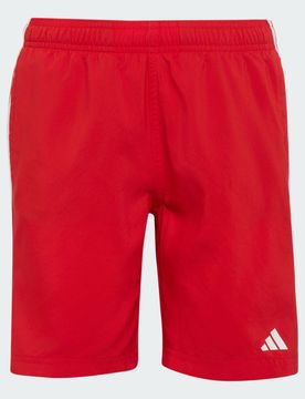 Short da nuoto 3-Stripes Ragazzi 11-12A Better Scarlet / White