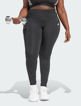 Leggings a tutta lunghezza Optime Essentials Stash Pocket (Curvy) 1X Black